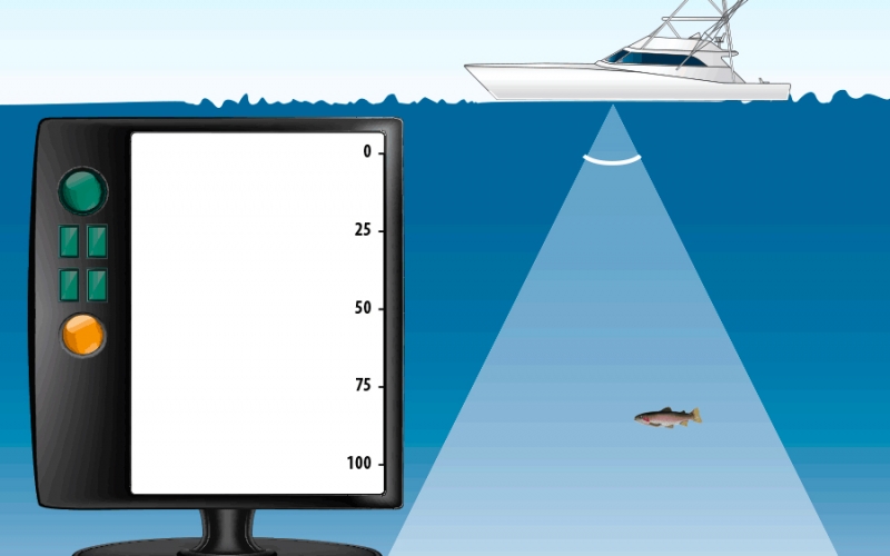 声呐测深及探鱼的原理及应用