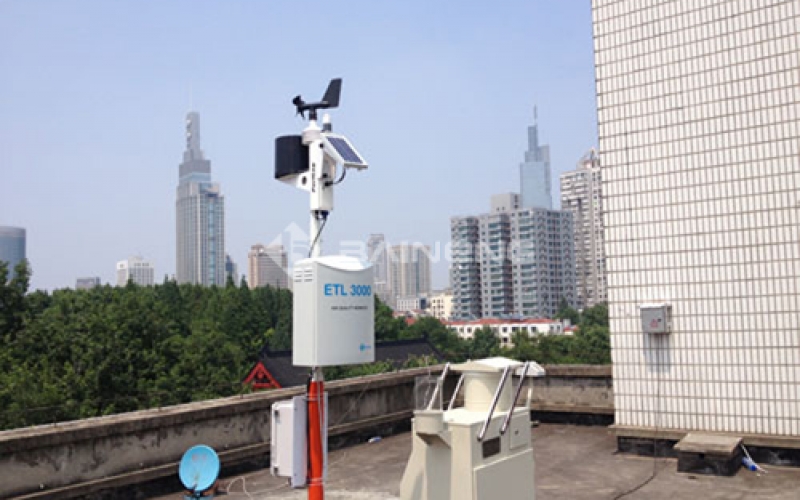 我公司提供的空气质量监测系统在南京安装调试完毕